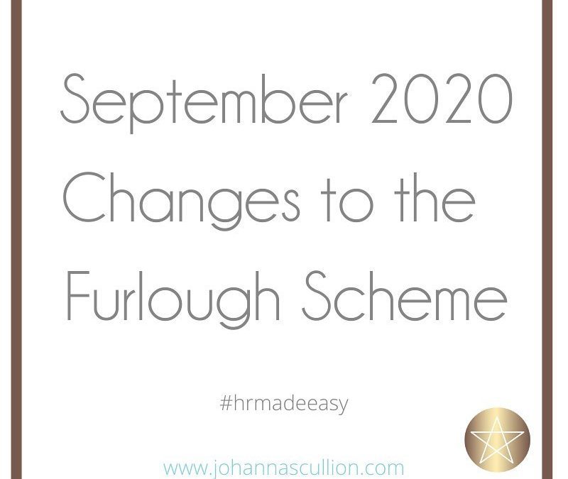 September Changes to the Furlough Scheme