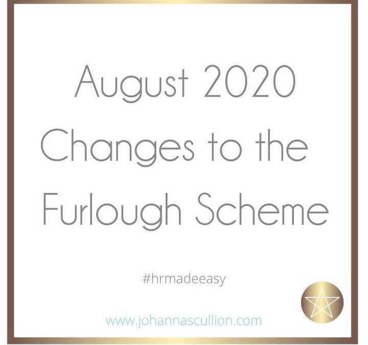 August Changes to the Furlough Scheme