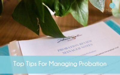 Top Tips For Managing Probation